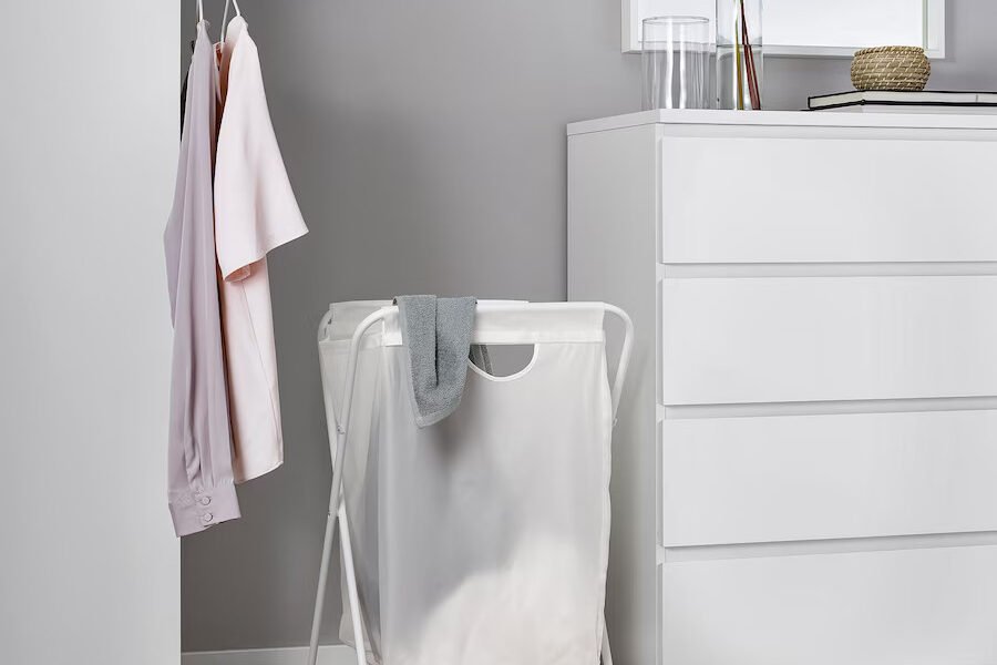 سلة للغسيل, أبيض 70 ل