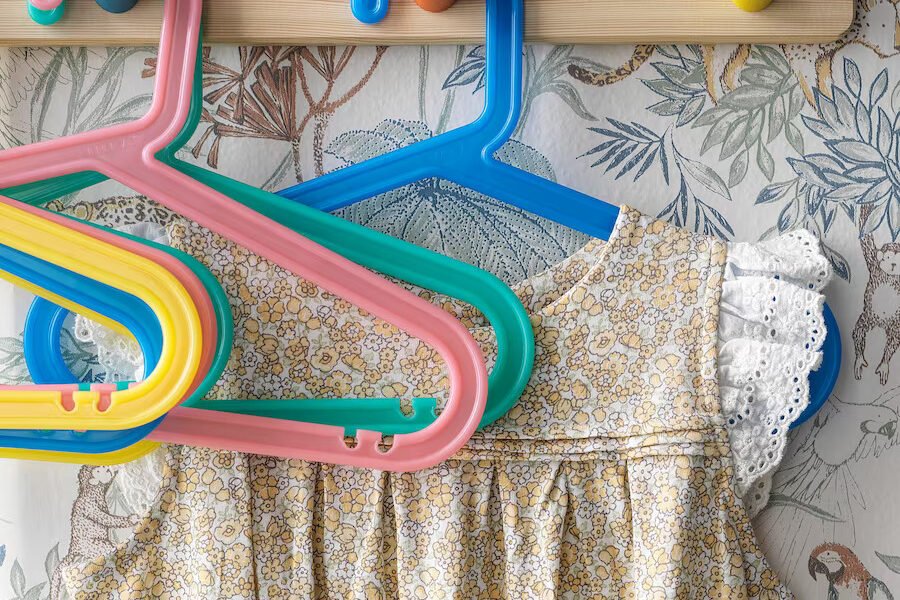 علاّقة معاطف الأطفال, ألوان مختلطة, 8 قطع